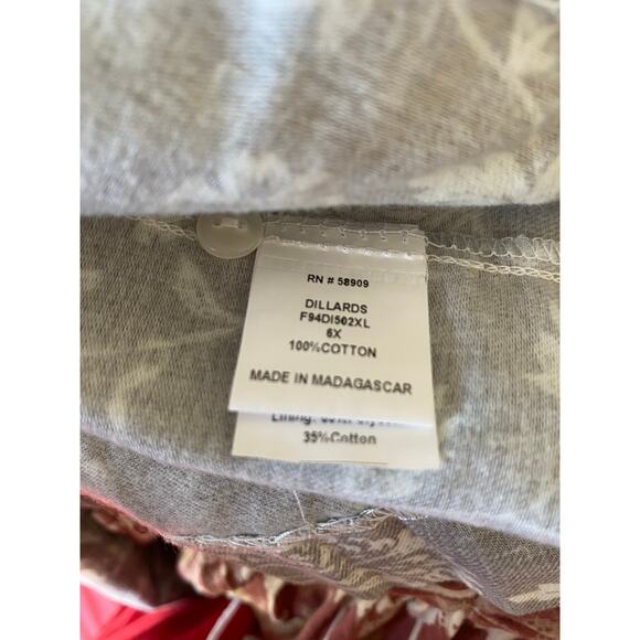 Edgehill Collection Gray White 100% Cotton Preppy Smocked Dress 6X Girls EUC - Picture 7 of 7